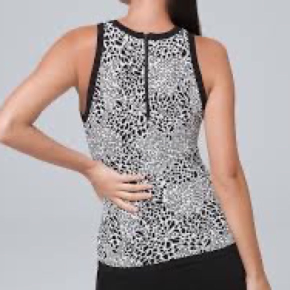 NWOT White House Black Market Jacquard Halter Neck Sweater Size S - Picture 2 of 10